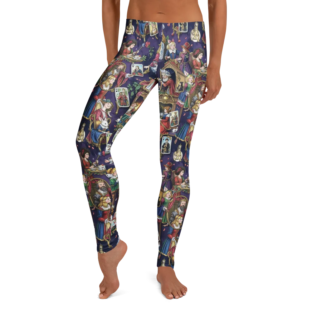 Wonderland Tableau on Leggings — Front