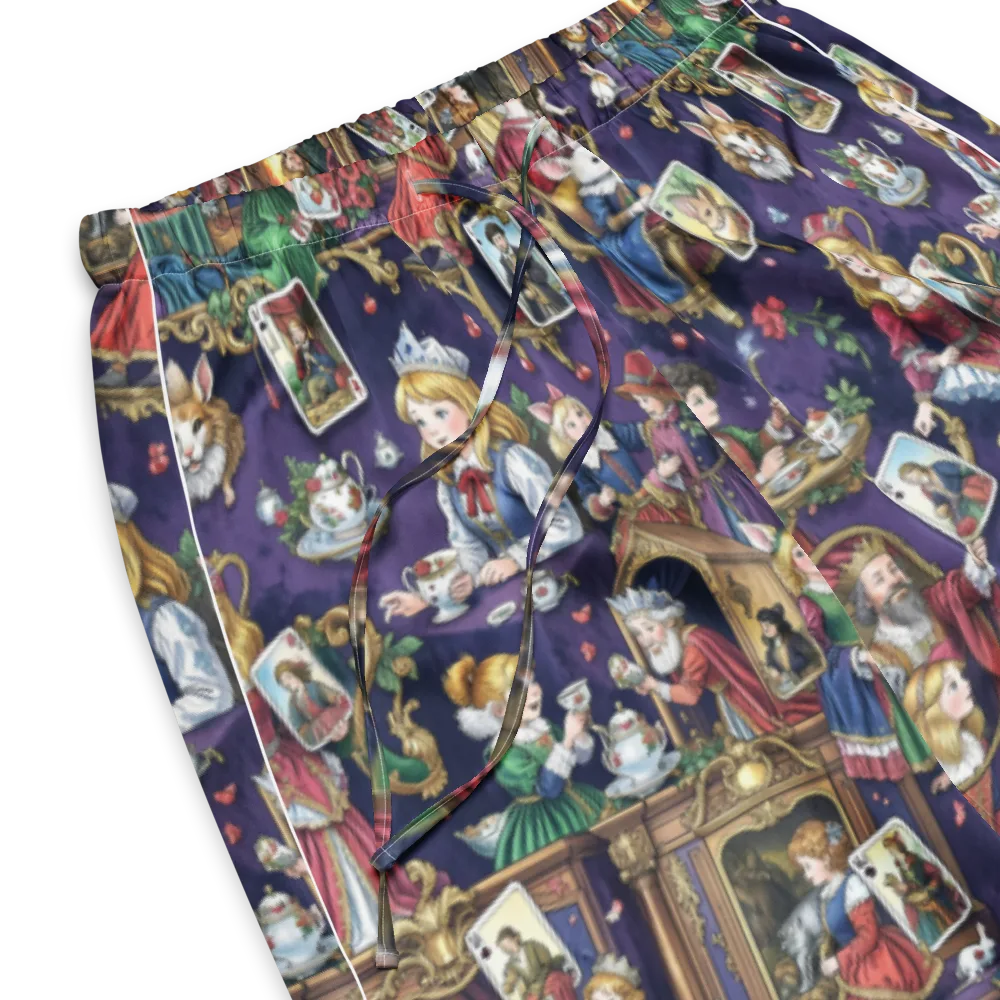 Wonderland Tableau on Women's Pajama Pants — Product details