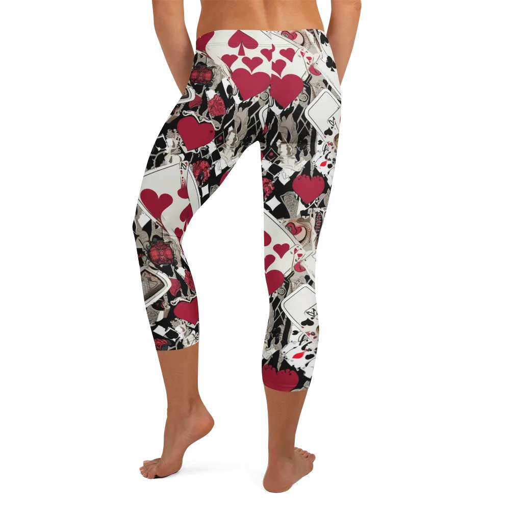 Velvet Gambit on Capri Leggings — Back