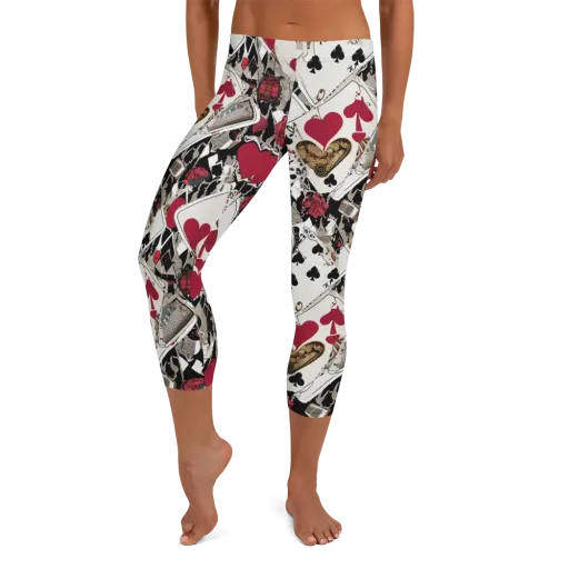 Velvet Gambit on a Capri Leggings
