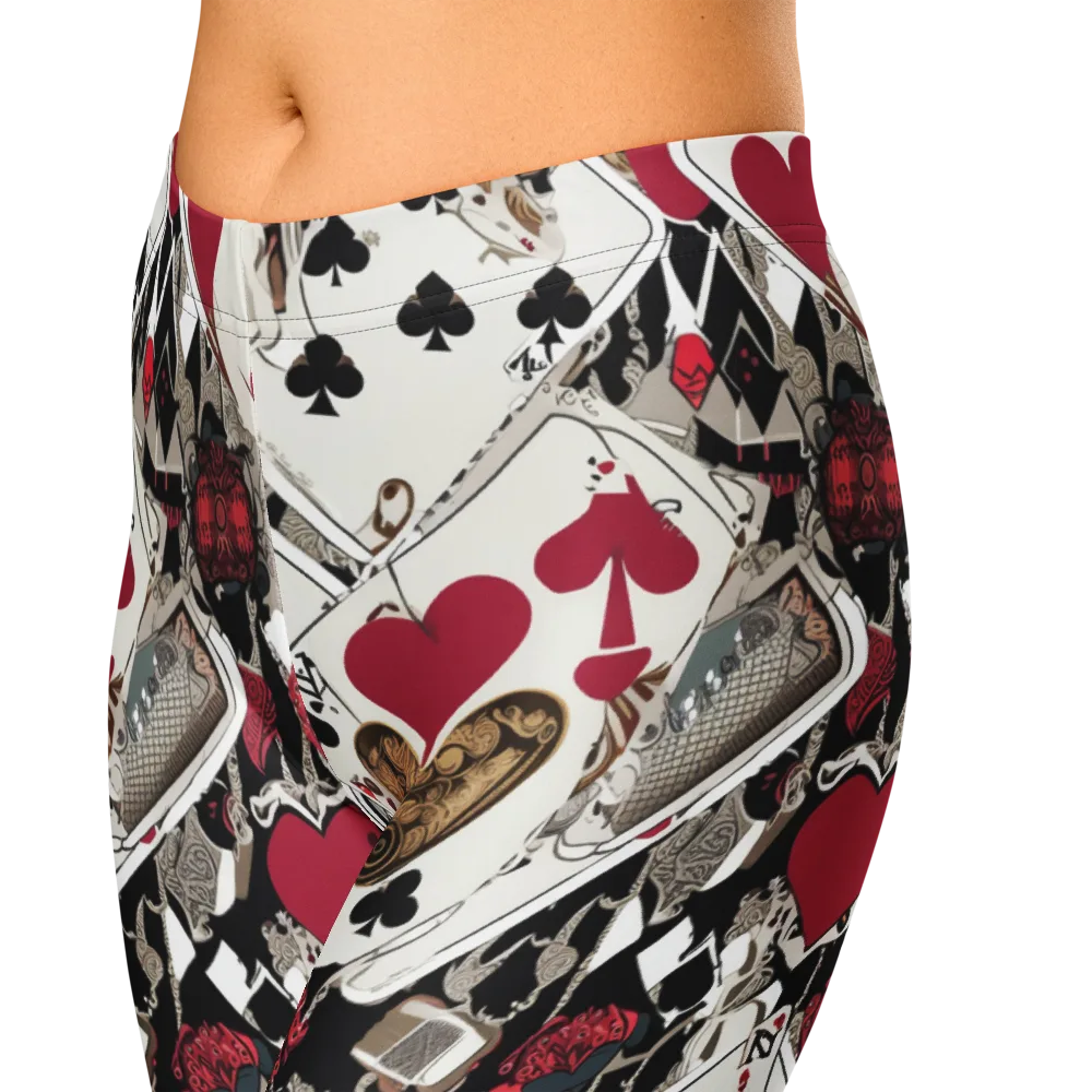 Velvet Gambit on Capri Leggings — Zoomed-in