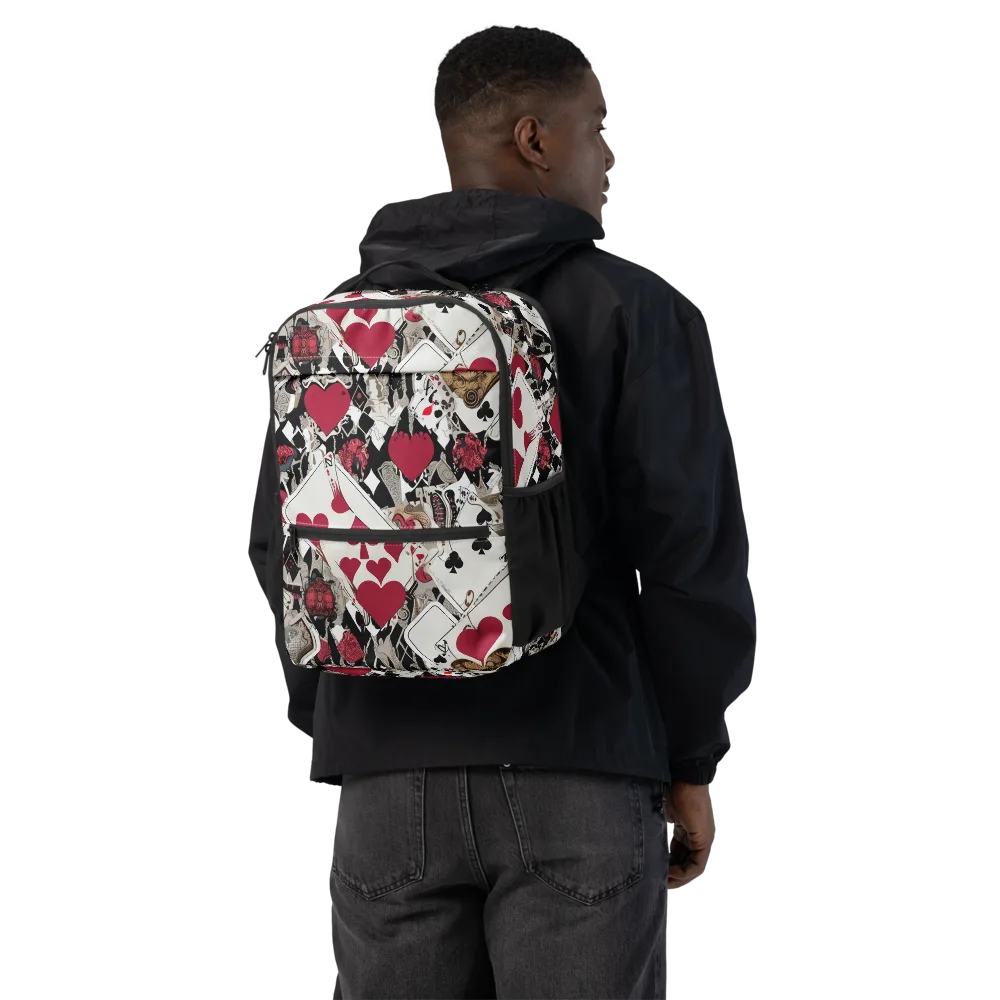 Velvet Gambit on Utility Backpack — Back