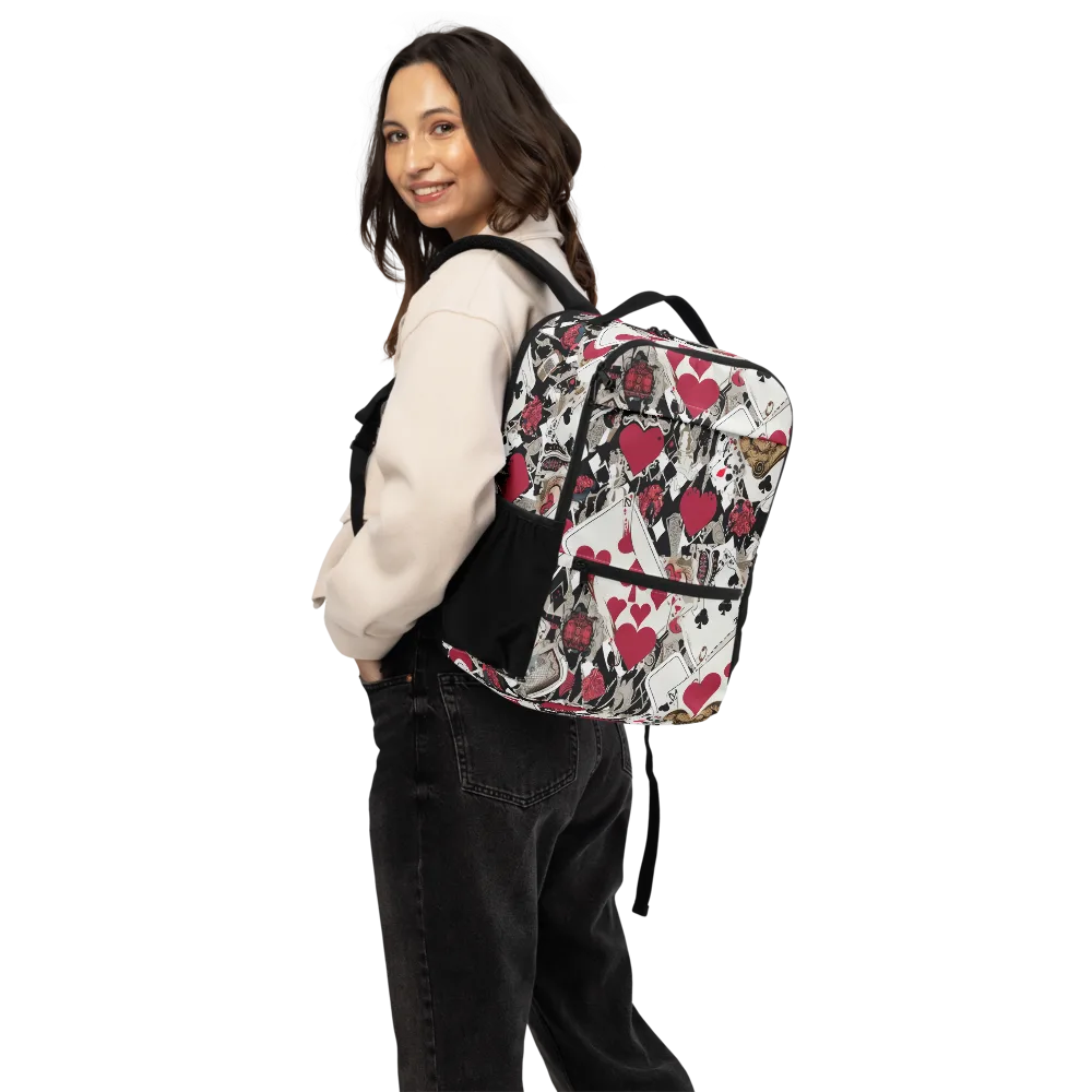 Velvet Gambit on Utility Backpack — Back