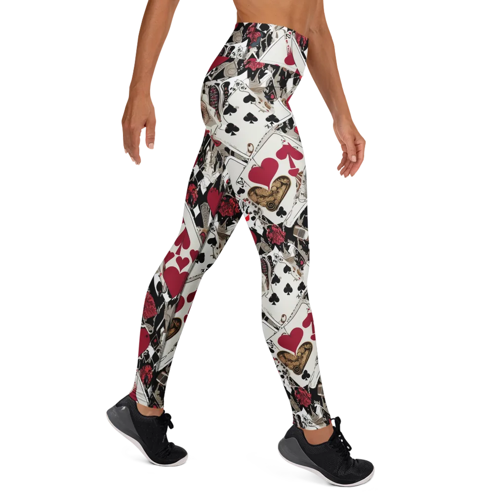Velvet Gambit on Yoga Leggings — Right