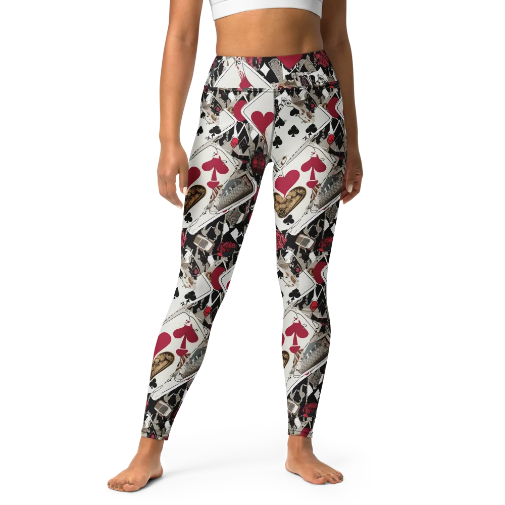 Velvet Gambit on Yoga Leggings — Front