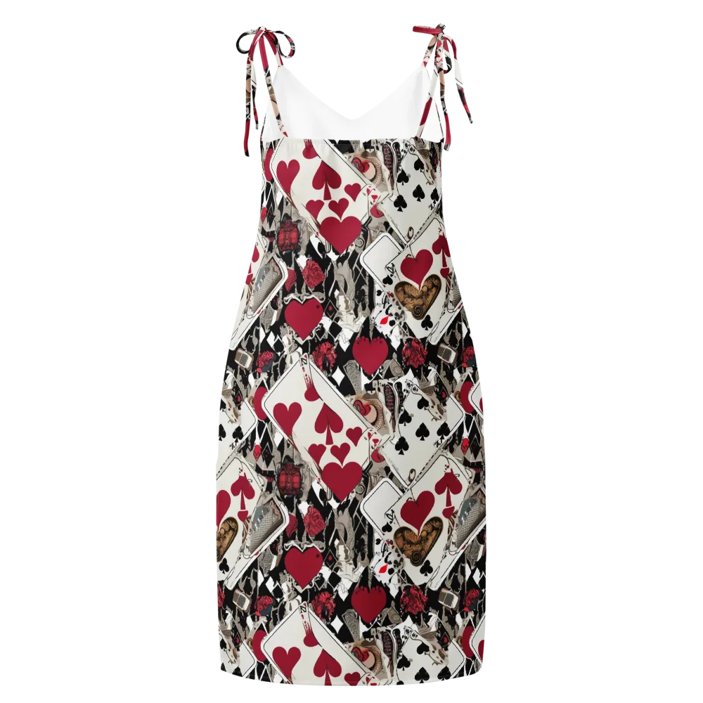 Velvet Gambit on Slip Dress — Back