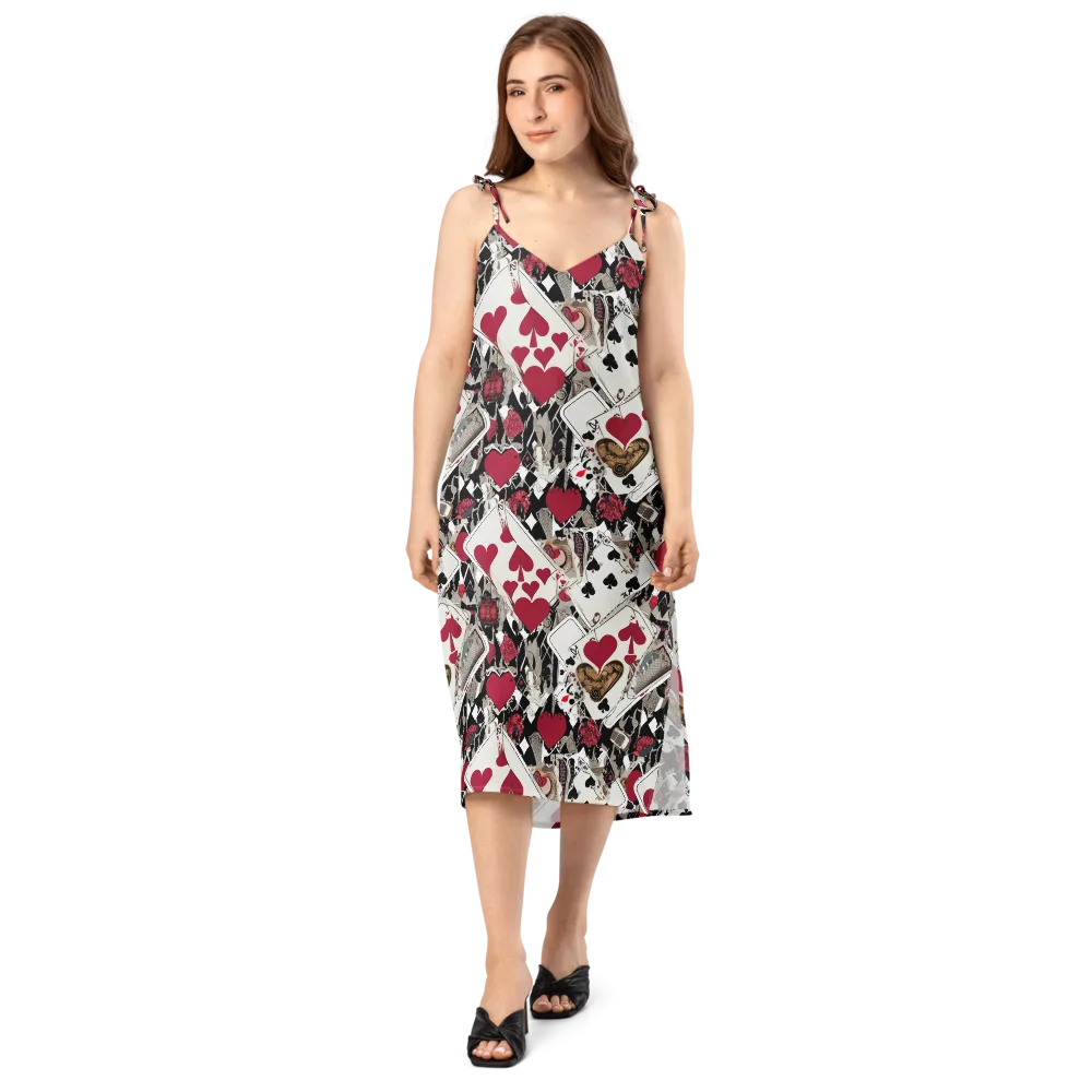 Velvet Gambit on Slip Dress — Front