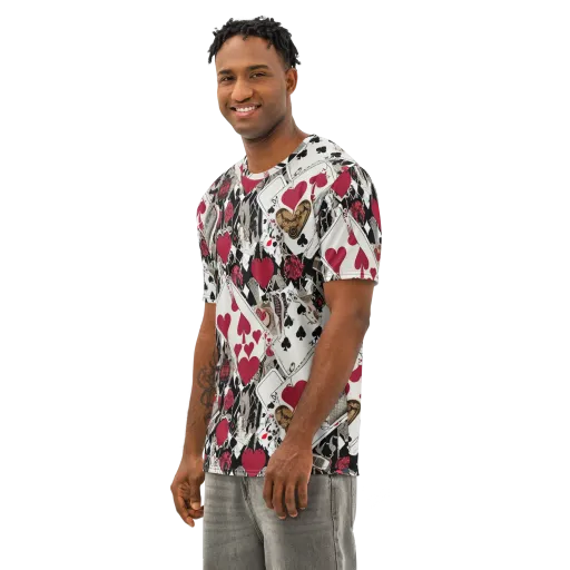 Velvet Gambit on a Men's Cotton Crew Neck T-Shirt