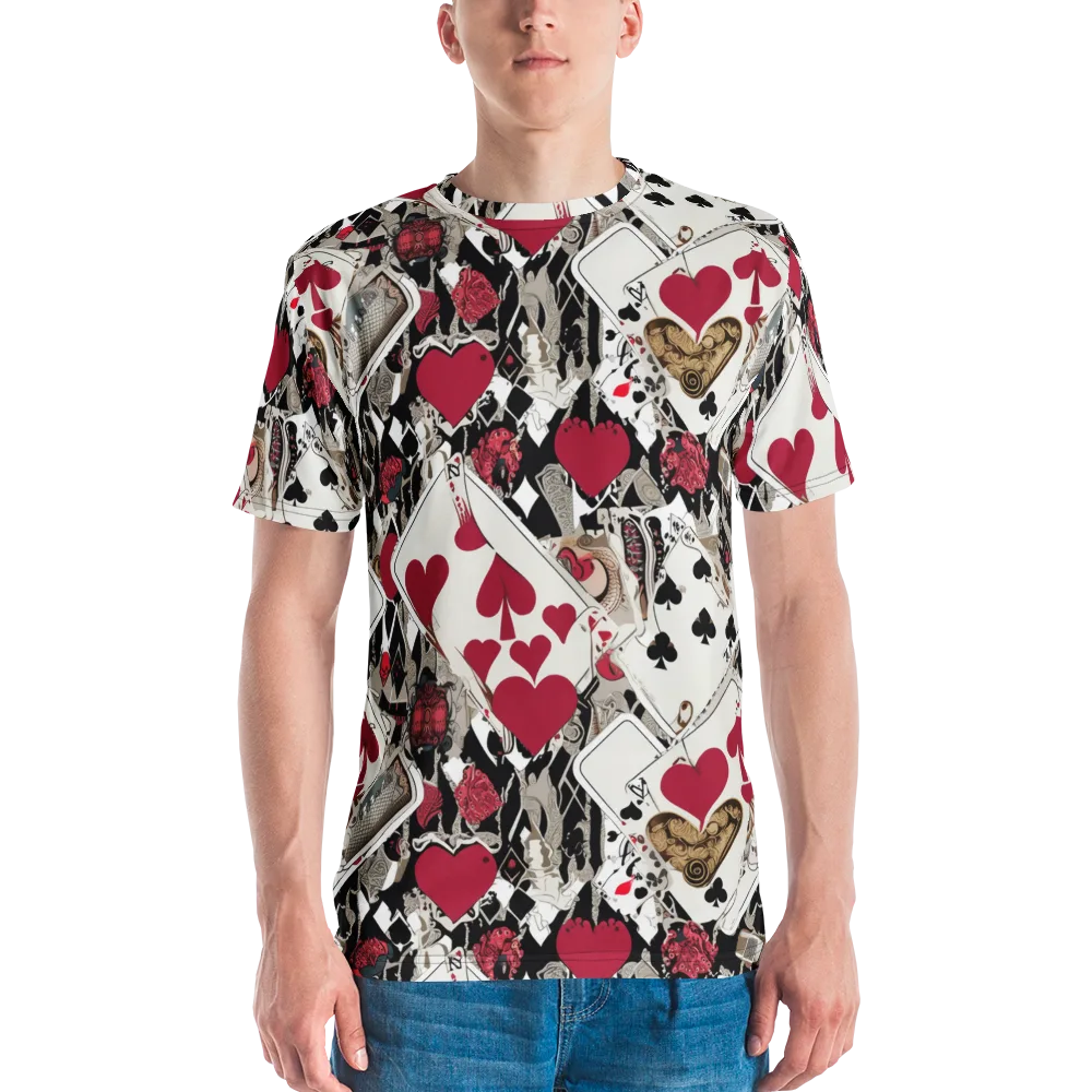 Velvet Gambit on Men's Crew Neck T-Shirt — Front