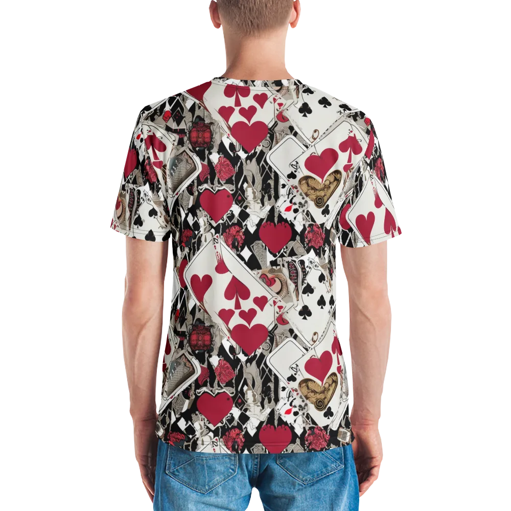 Velvet Gambit on Men's Crew Neck T-Shirt — Back
