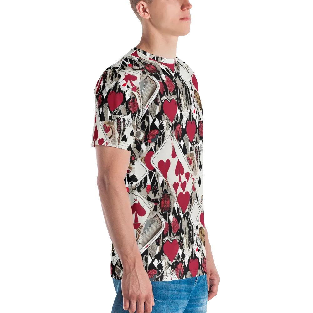 Velvet Gambit on Men's Crew Neck T-Shirt — Right