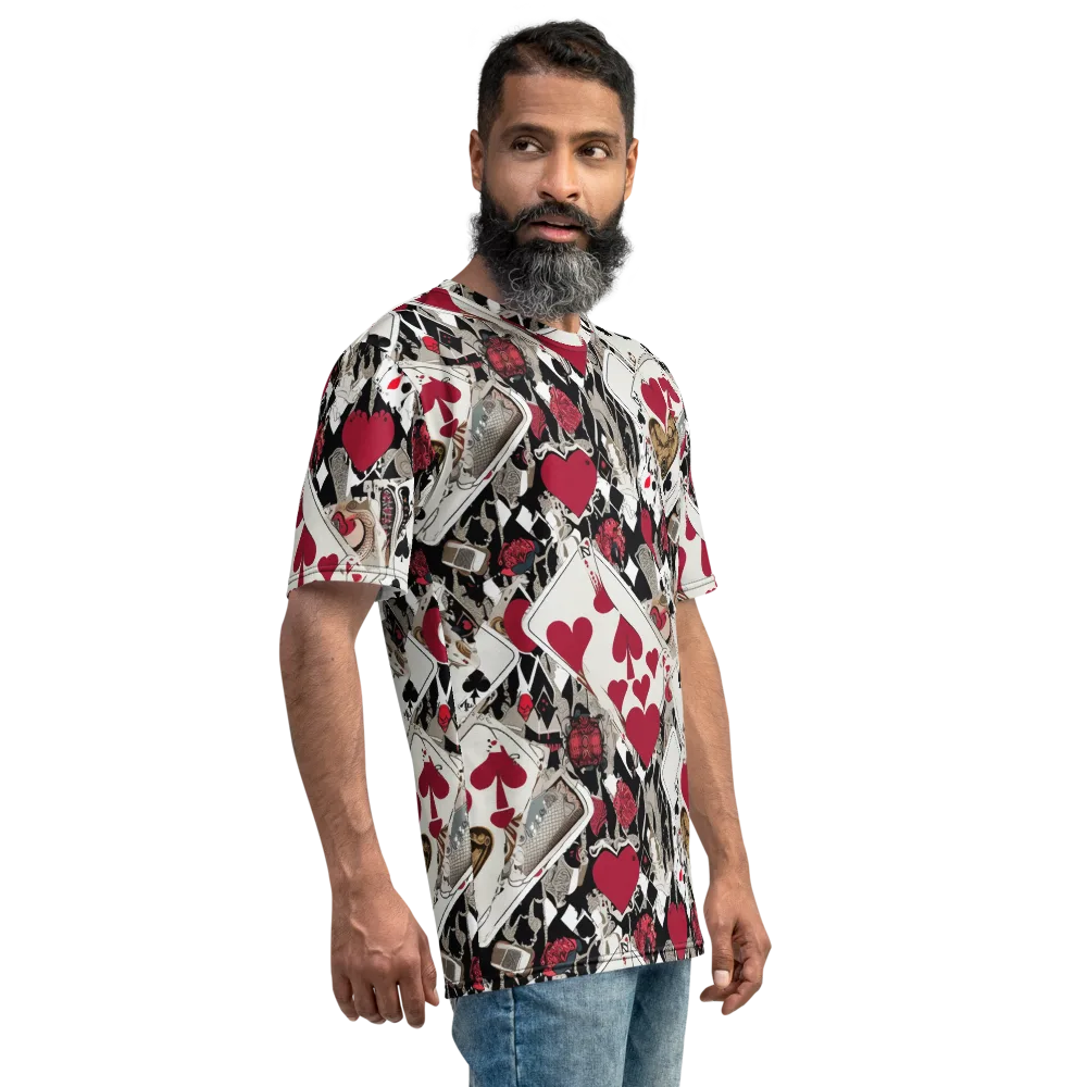 Velvet Gambit on Men's Crew Neck T-Shirt — Right