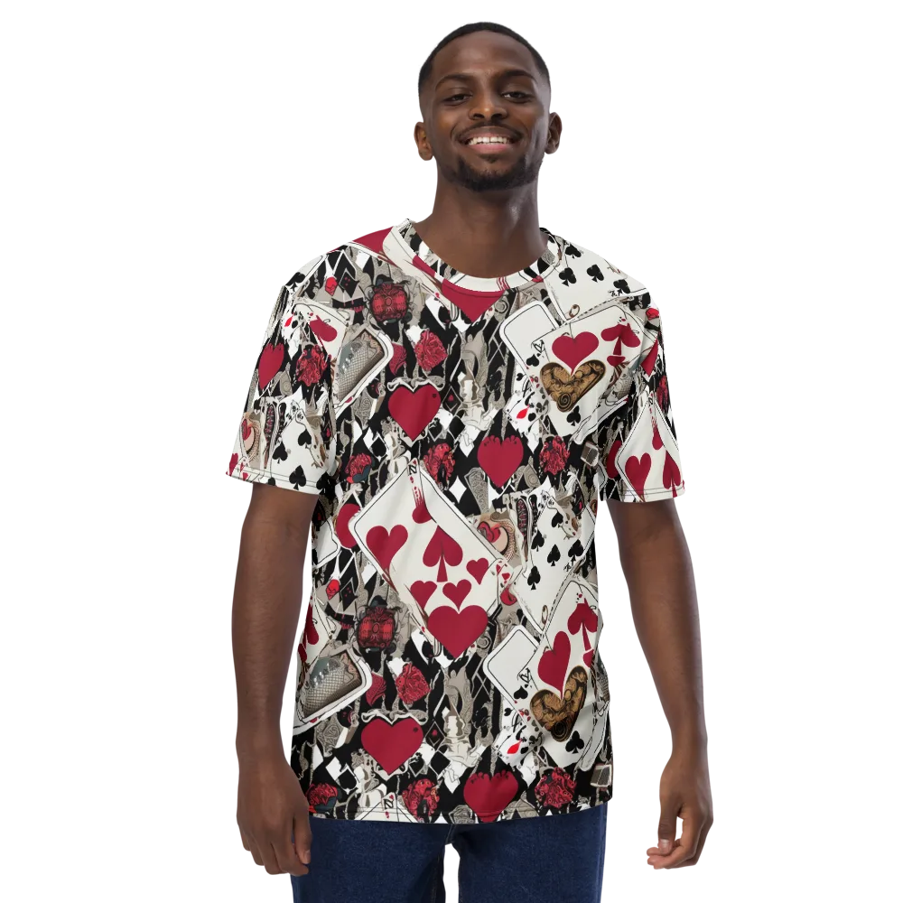 Velvet Gambit on Men's Crew Neck T-Shirt — Front