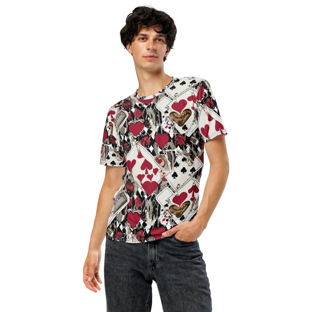 Velvet Gambit on Men's Crew Neck T-Shirt — Front