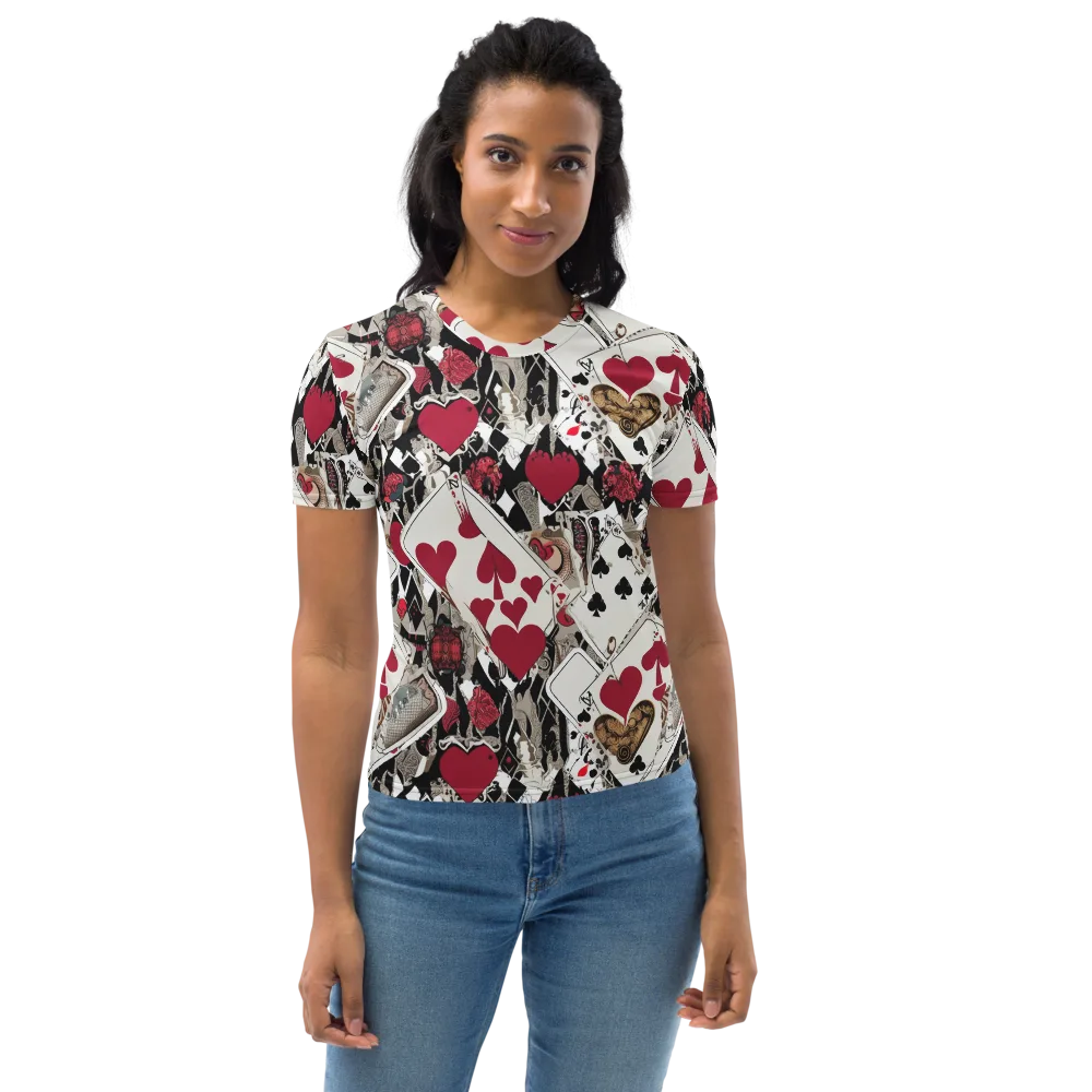 Velvet Gambit on Women's Crew Neck T-Shirt — Front