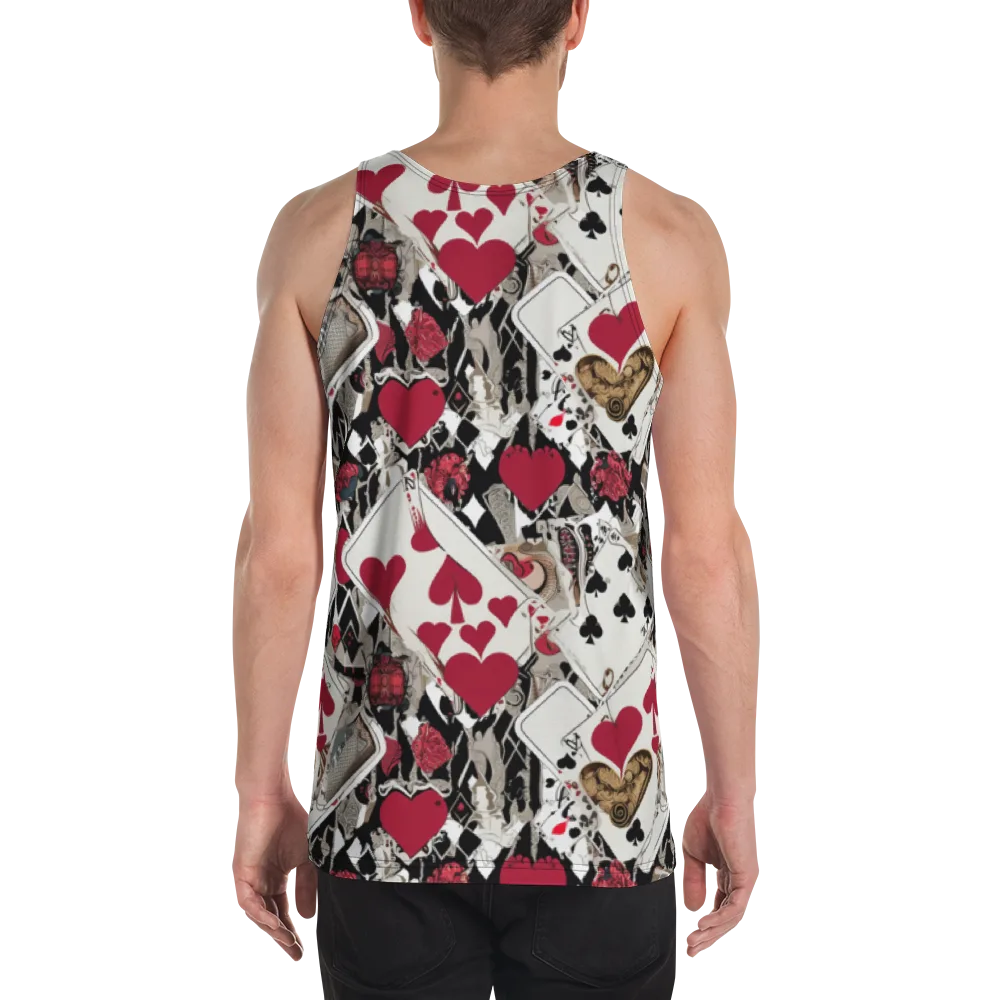 Velvet Gambit on Men's Tank Top — Back