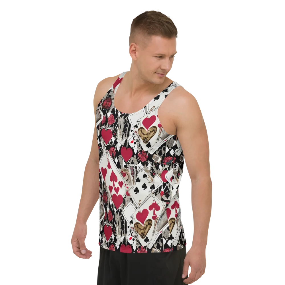 Velvet Gambit on Men's Tank Top — Left Front