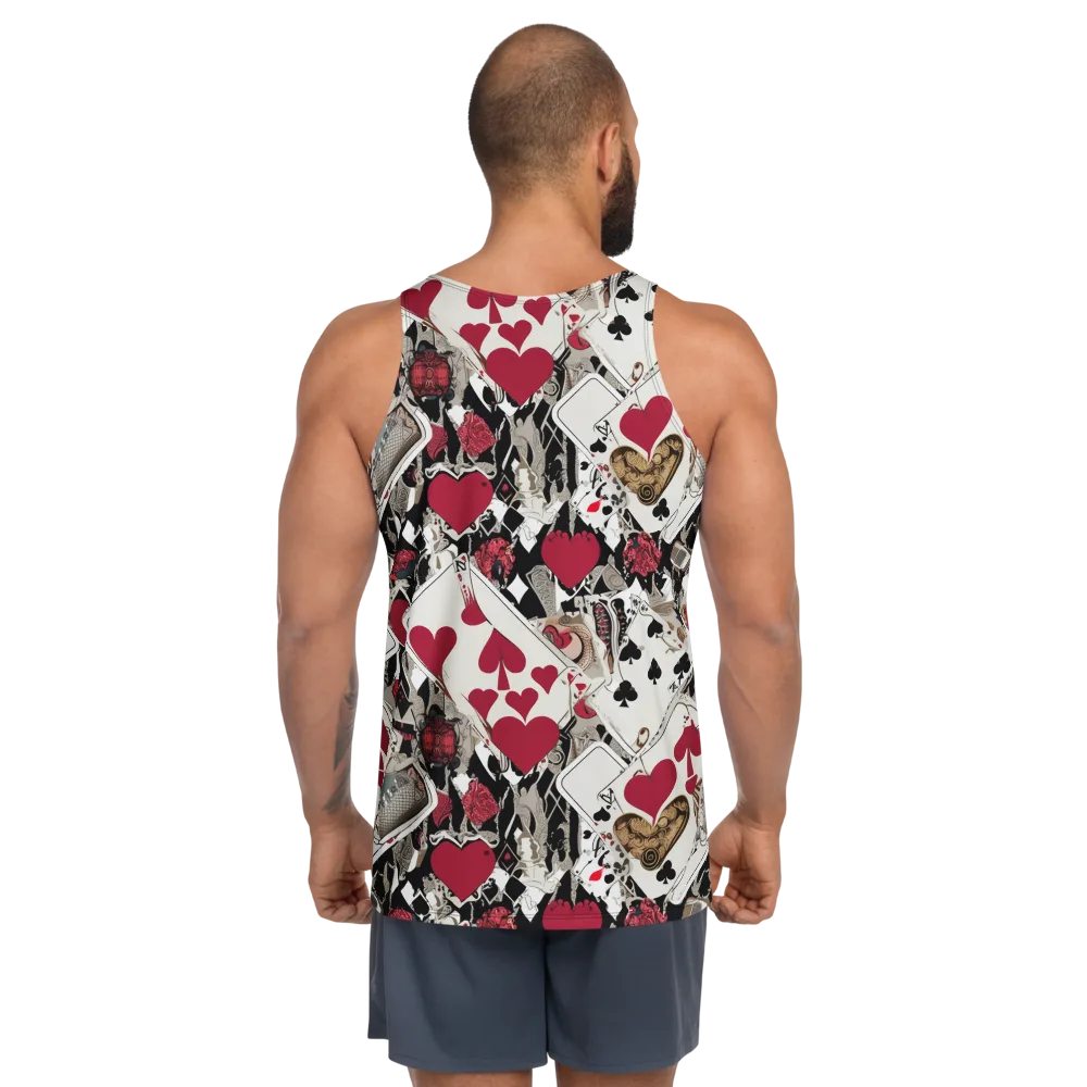 Velvet Gambit on Men's Tank Top — Back