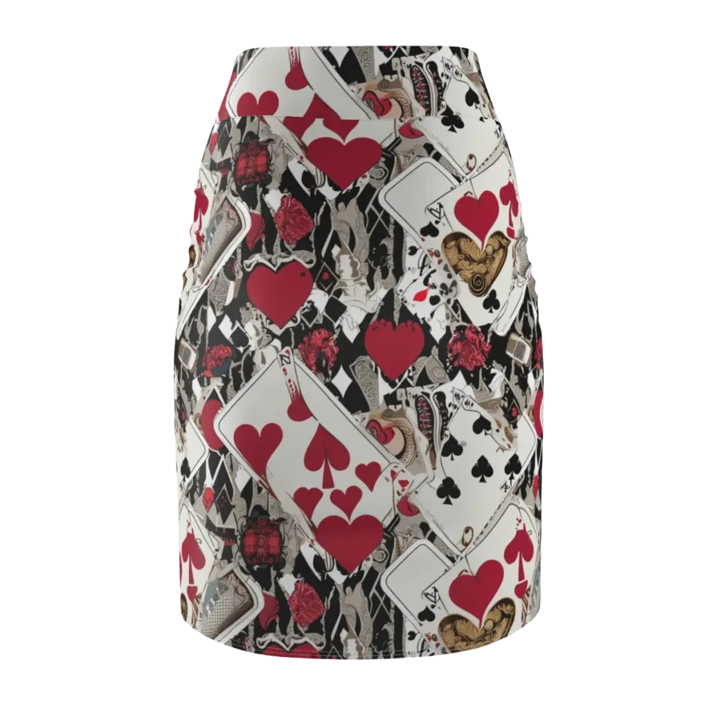 Velvet Gambit on Pencil Skirt — Back