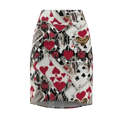 Velvet Gambit on a Pencil Skirt