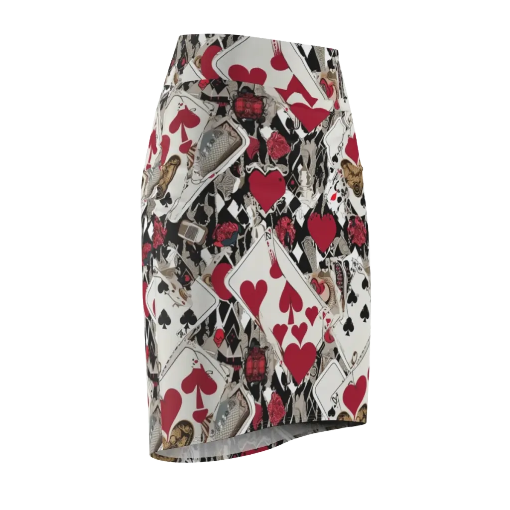 Velvet Gambit on Pencil Skirt — Front Side