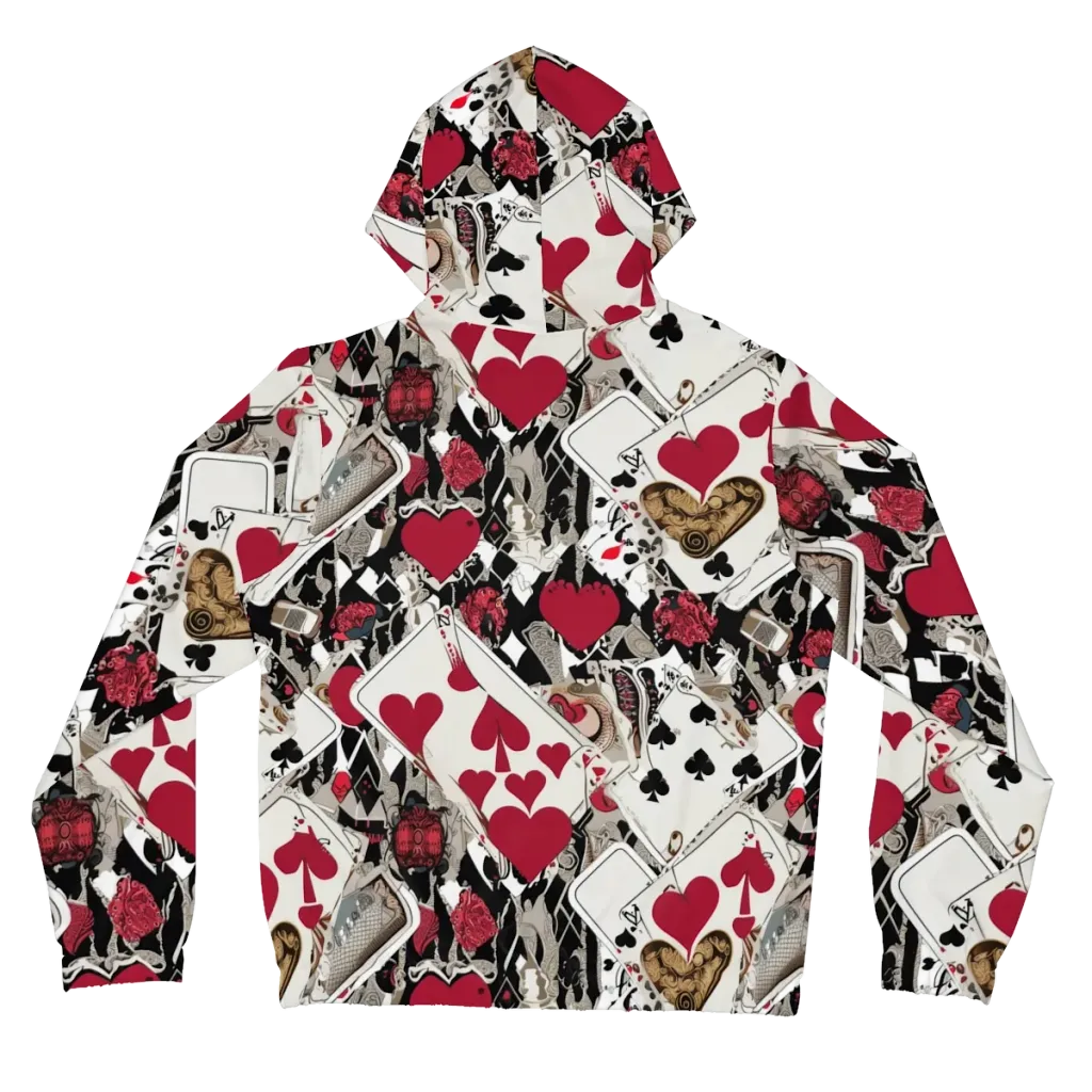 Velvet Gambit on Women's Full-Zip Hoodie — Back
