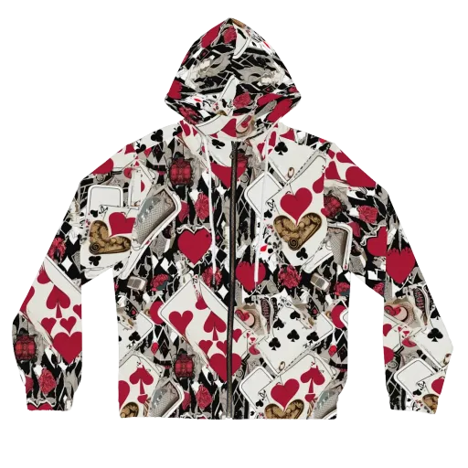 Velvet Gambit on a Women's Full-Zip Hoodie