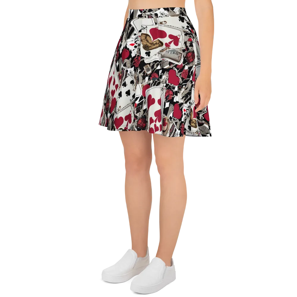 Velvet Gambit on Skater Skirt — Left