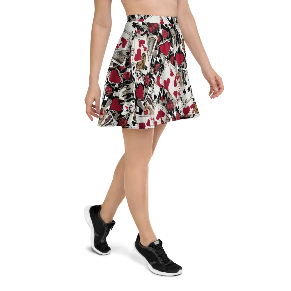 Velvet Gambit on Skater Skirt — Right