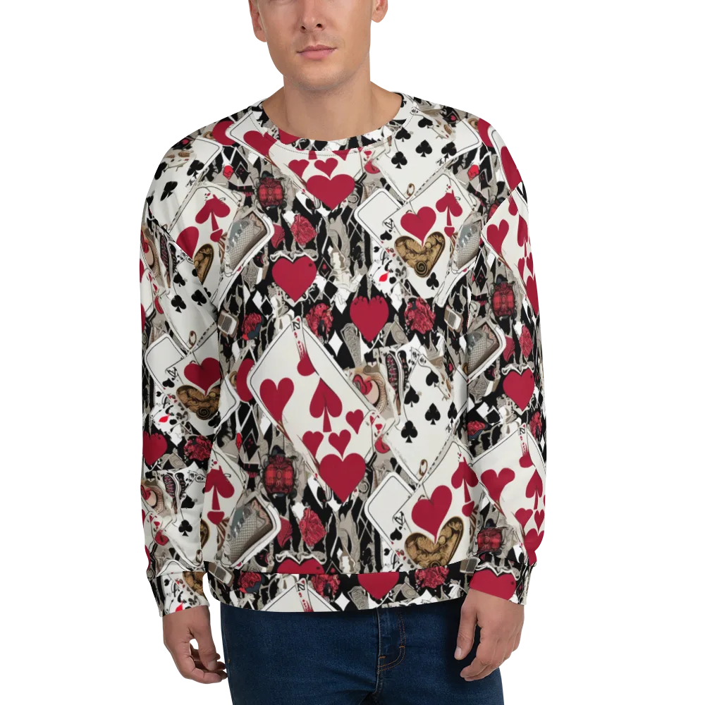 Velvet Gambit on Sweatshirt — Front