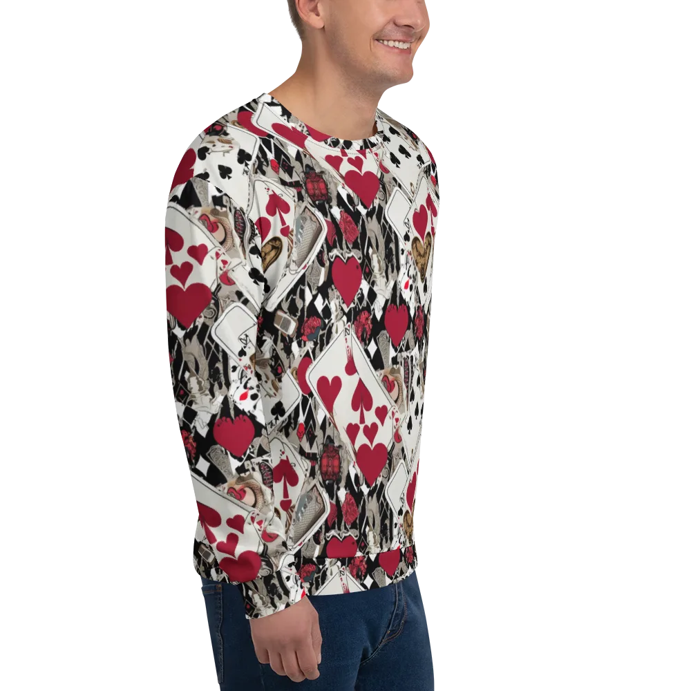 Velvet Gambit on Sweatshirt — Right Front