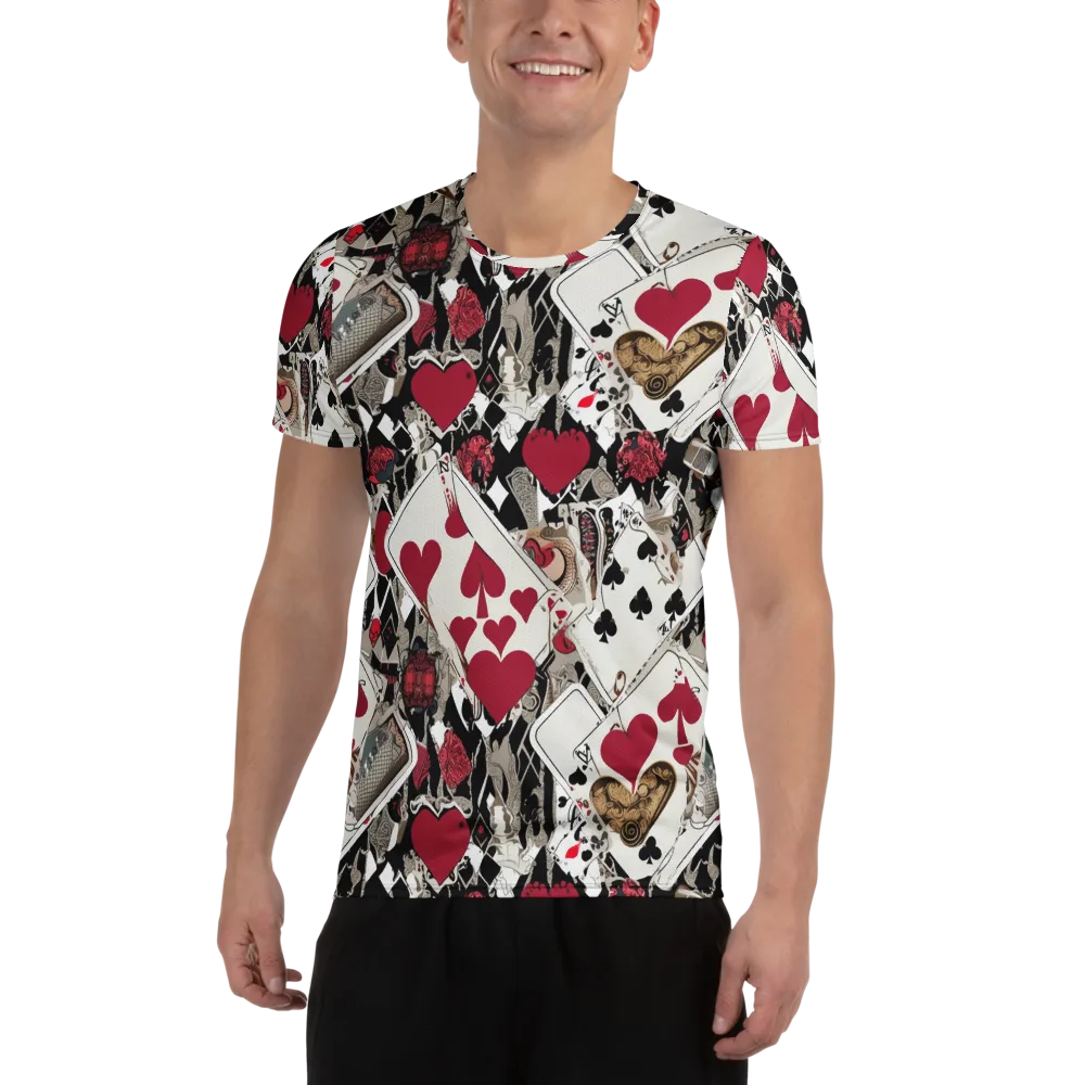 Velvet Gambit on Men's Athletic T-Shirt — Front
