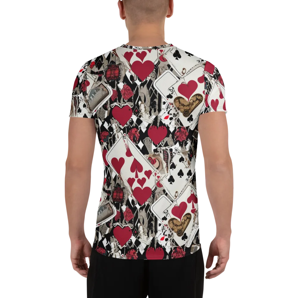 Velvet Gambit on Men's Athletic T-Shirt — Back