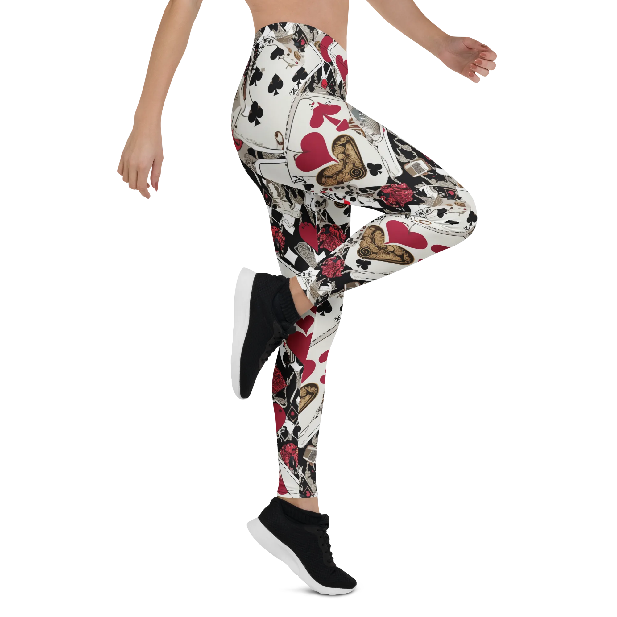 Velvet Gambit on Leggings — Right