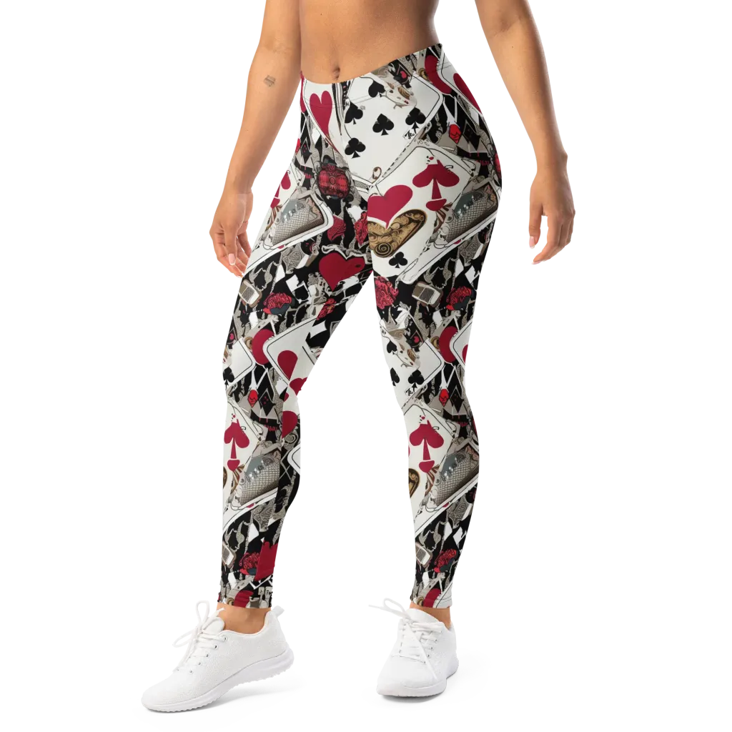 Velvet Gambit on Leggings — Left Front