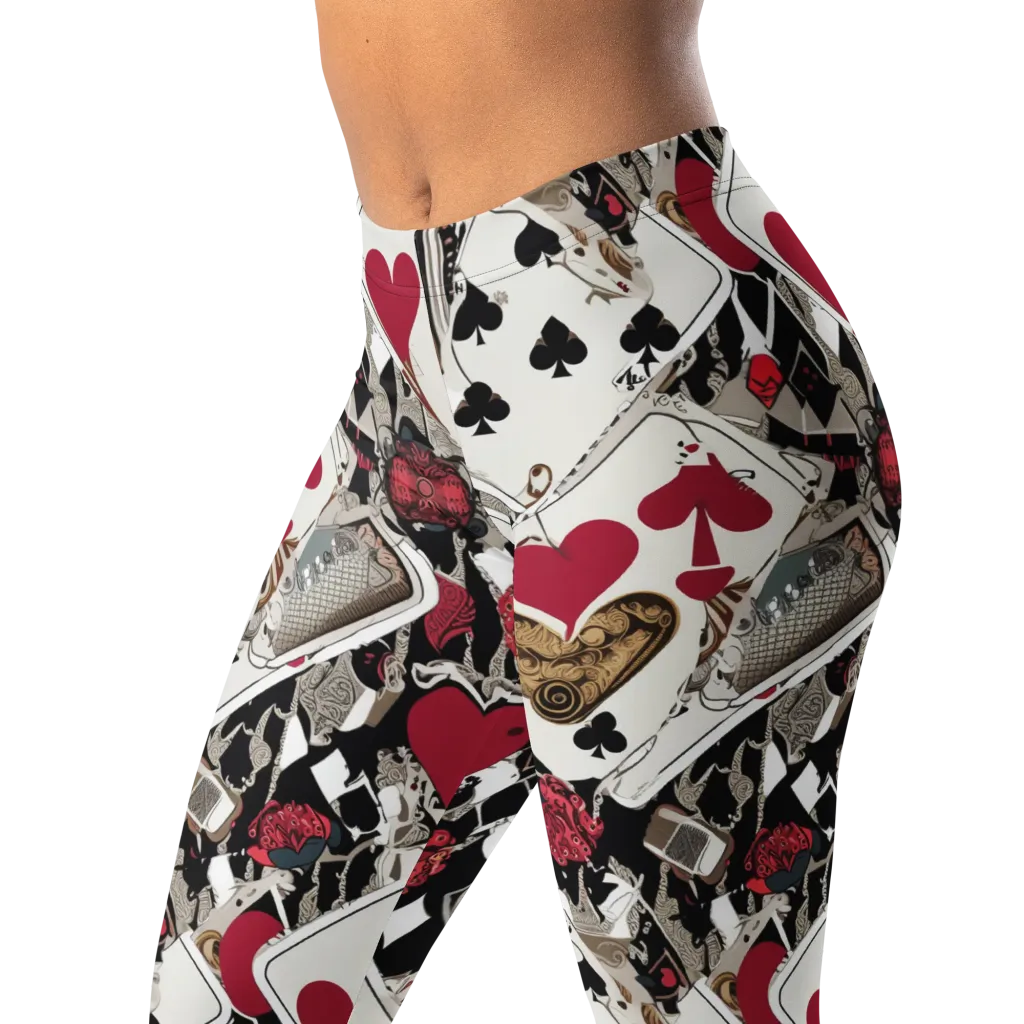 Velvet Gambit on Leggings — Left Front