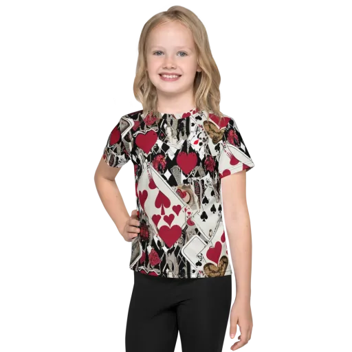 Velvet Gambit on a Kids Crew Neck T-Shirt