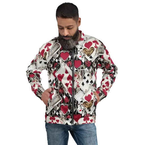 Velvet Gambit on a Bomber Jacket