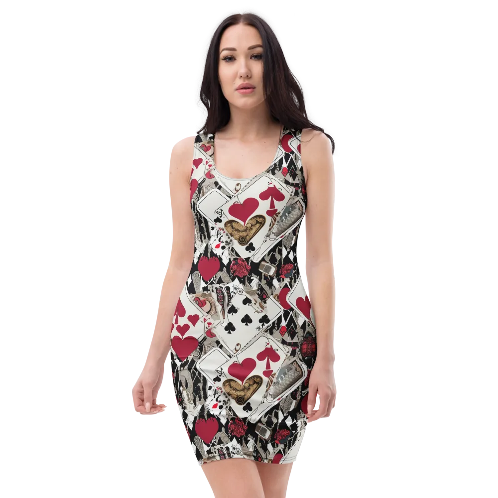Velvet Gambit on Bodycon Dress — Front