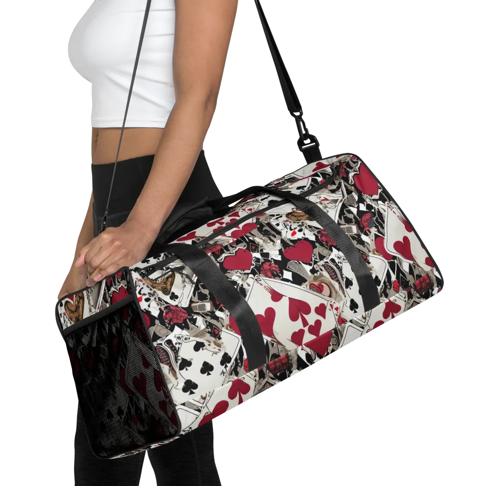 Velvet Gambit on Duffle Bag — Front