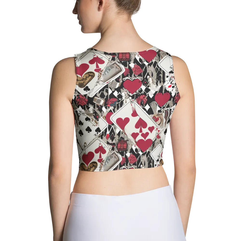 Velvet Gambit on Crop Top — Back