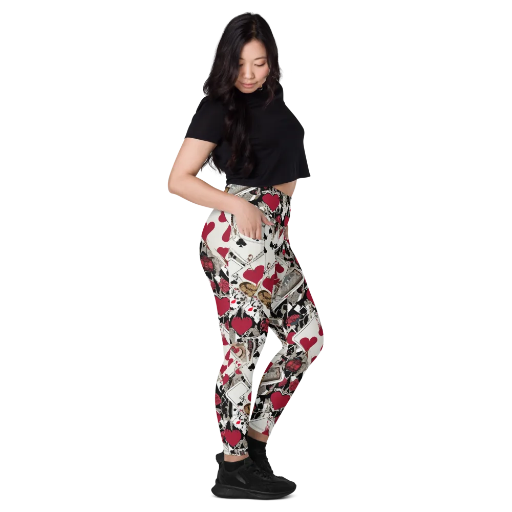 Velvet Gambit on Leggings with Pockets — Right