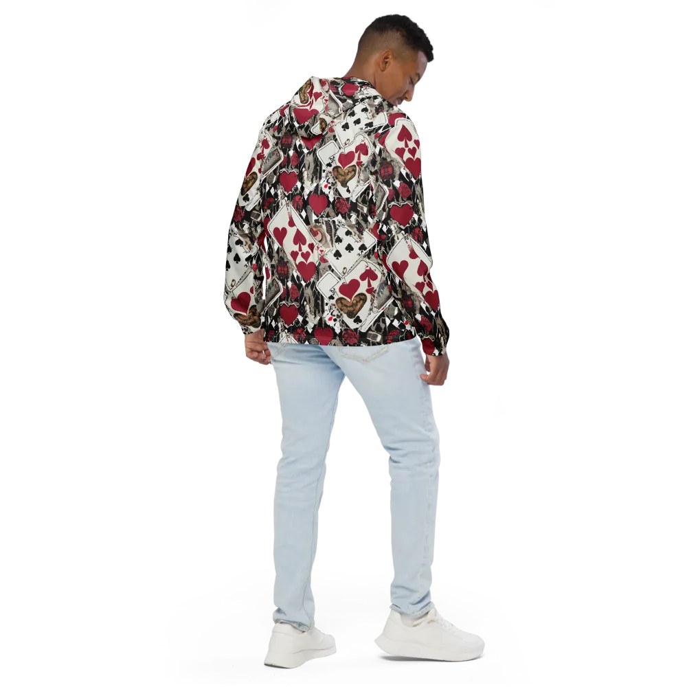 Velvet Gambit on Men's Windbreaker — Back