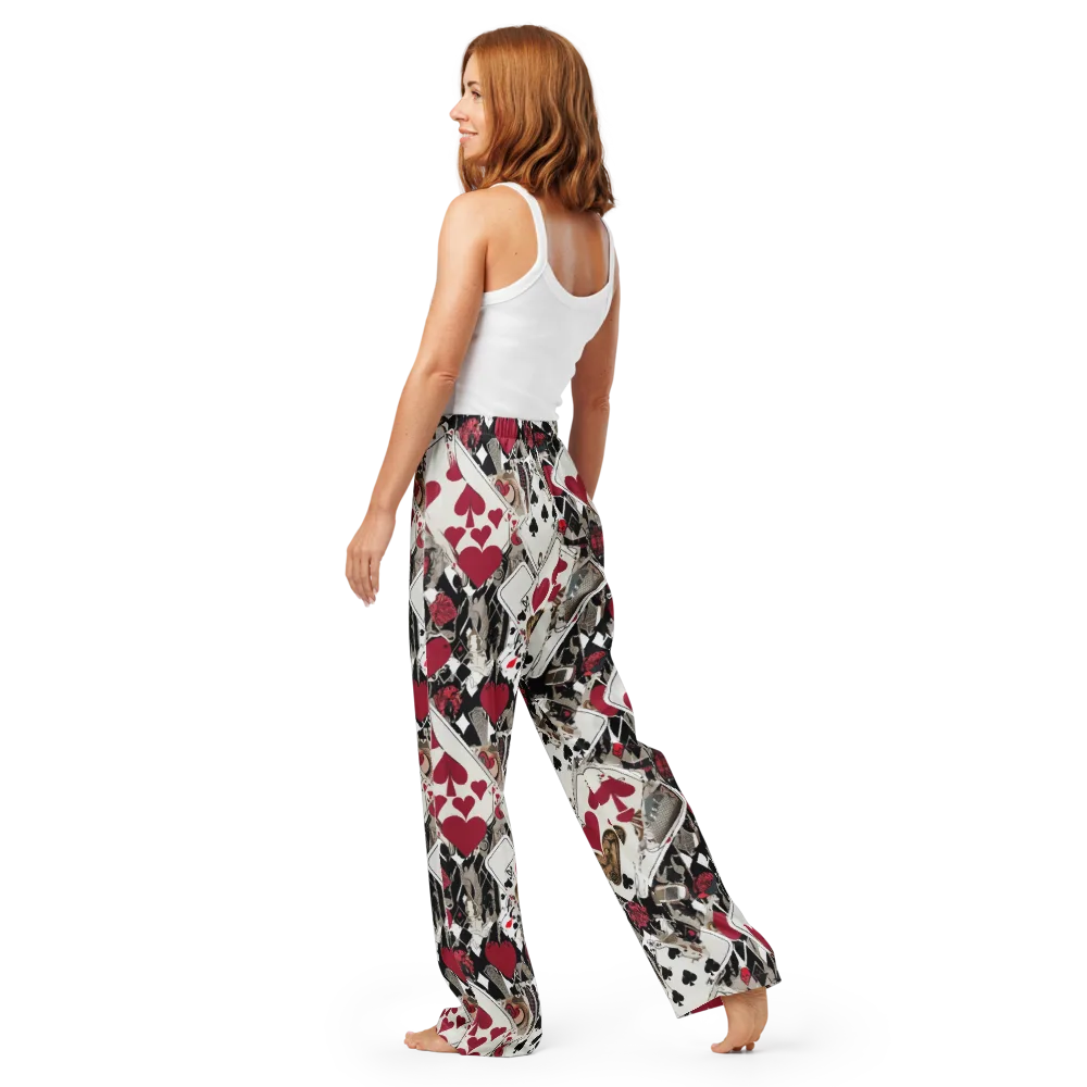 Velvet Gambit on Women's Pajama Pants — Back