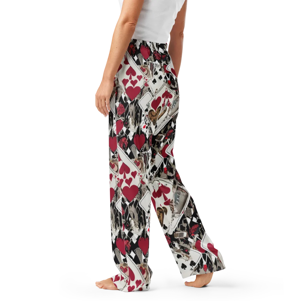 Velvet Gambit on Women's Pajama Pants — Left