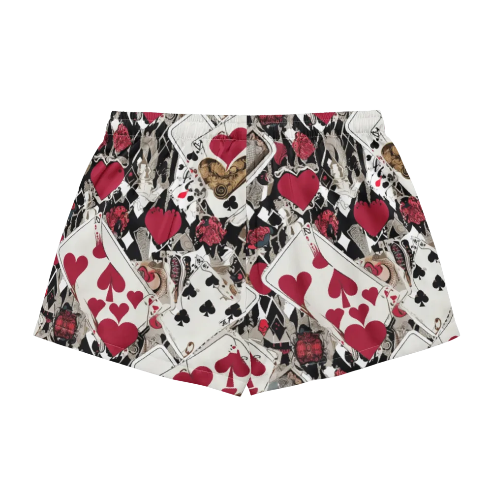 Velvet Gambit on Women's Pajama Shorts — Back