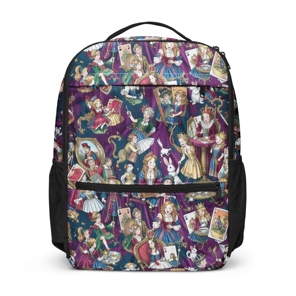 Wonderland Court on Utility Backpack — Front