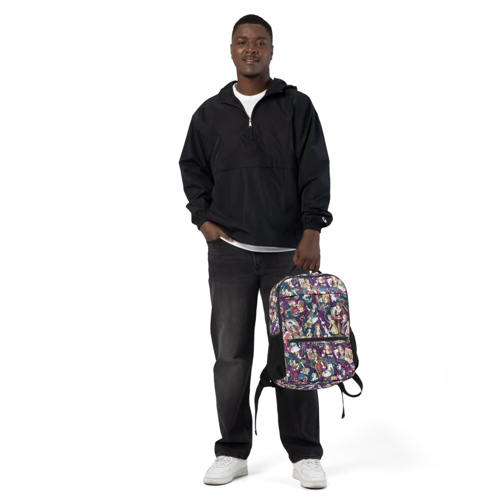 Wonderland Court on Utility Backpack — Front