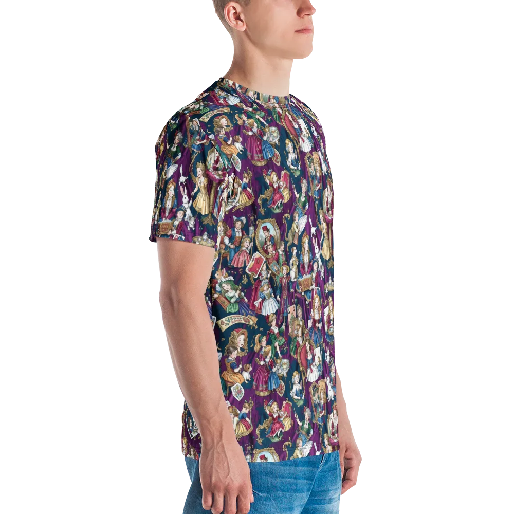 Wonderland Court on Men's Crew Neck T-Shirt — Right