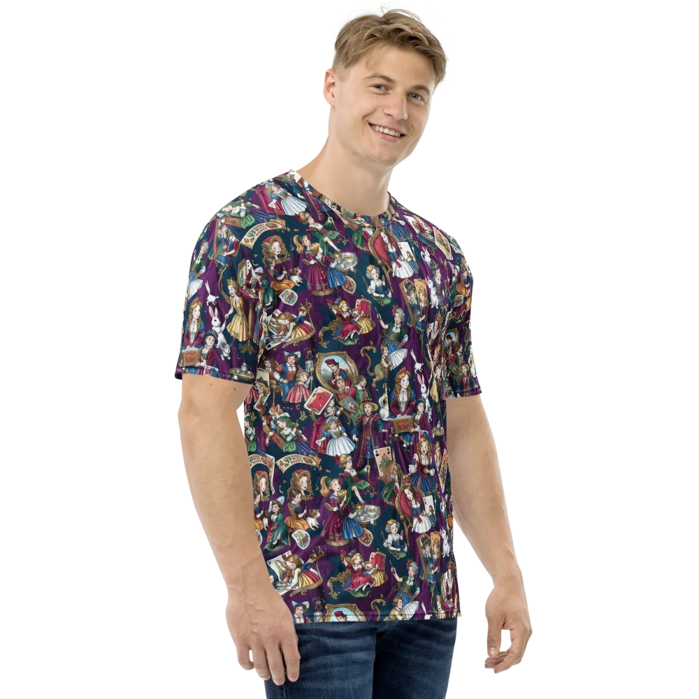 Wonderland Court on Men's Crew Neck T-Shirt — Right